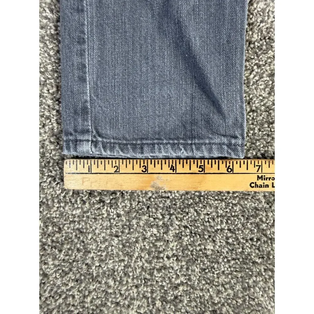 Abercrombie Kids Gray Distressed Jeans Boys Size 10‎ Slim Straight Skate Y2K